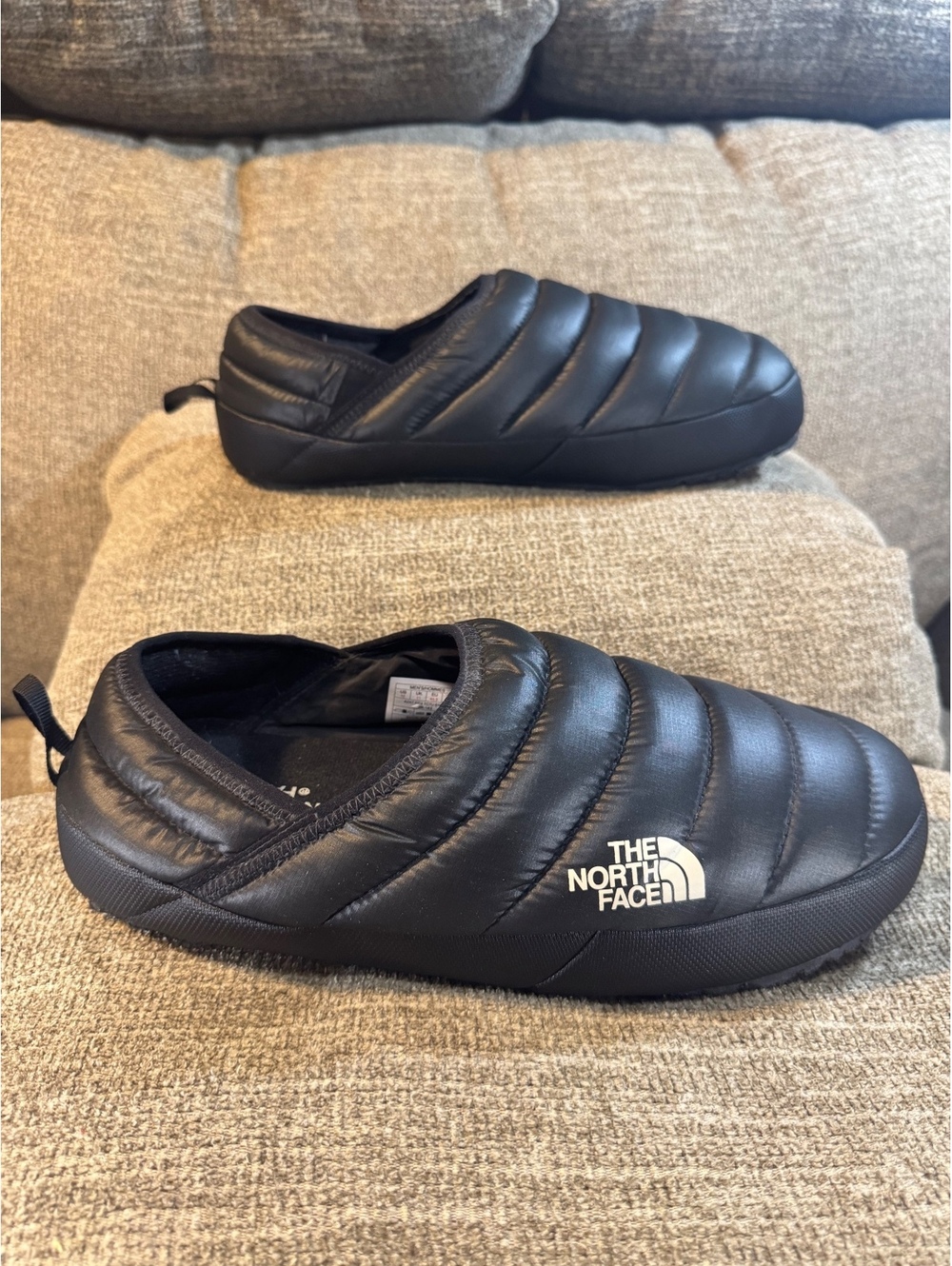 The North Face ThermoBall Traction Mule V Slippers Black Men's Size 12